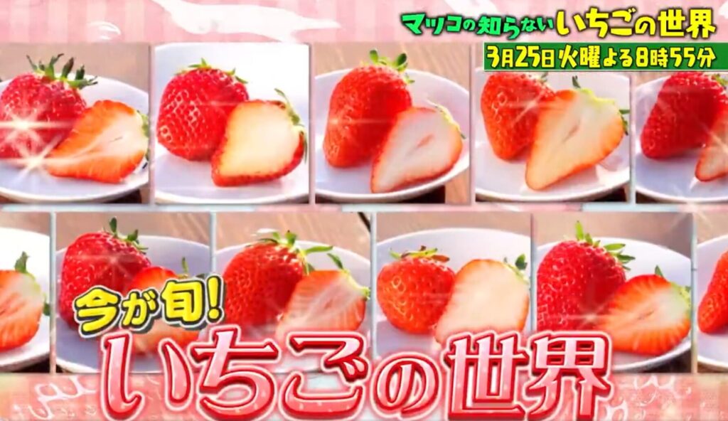 マツコの知らない世界【いちご】どこで買える?あまりん&べにたまのお取り寄せ2025/3/25